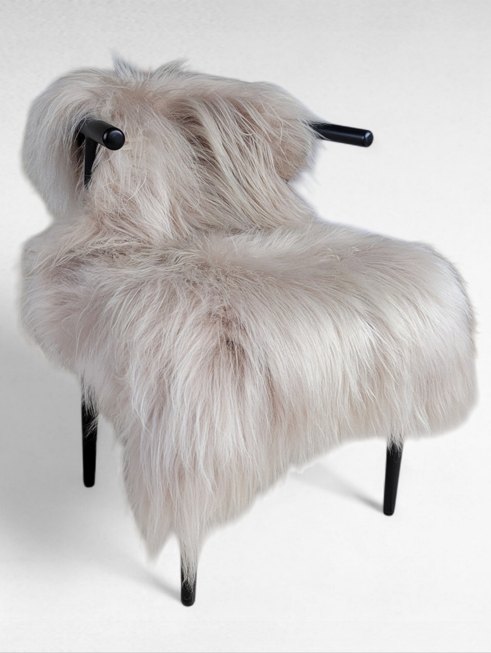 Cool Greige Wool Icelandic Sheepskin | Light Gray, Ash, Taupe, Ivory Tones